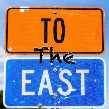 To the East street signs logo photo